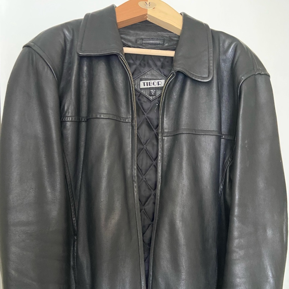 Tibor leather jacket/coat